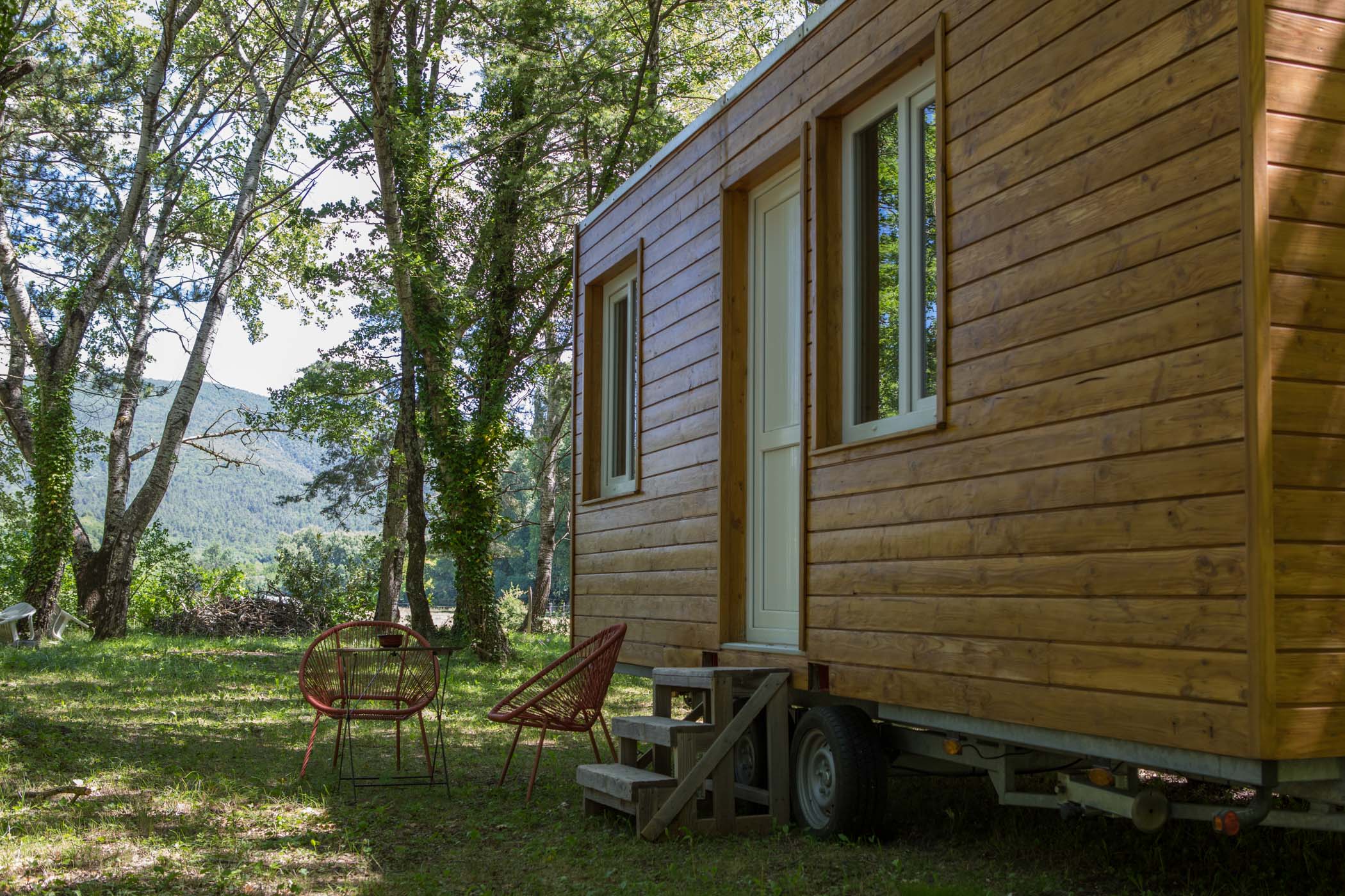 Hébergements insolites Tiny House La Permaculturelle Drôme Provençale