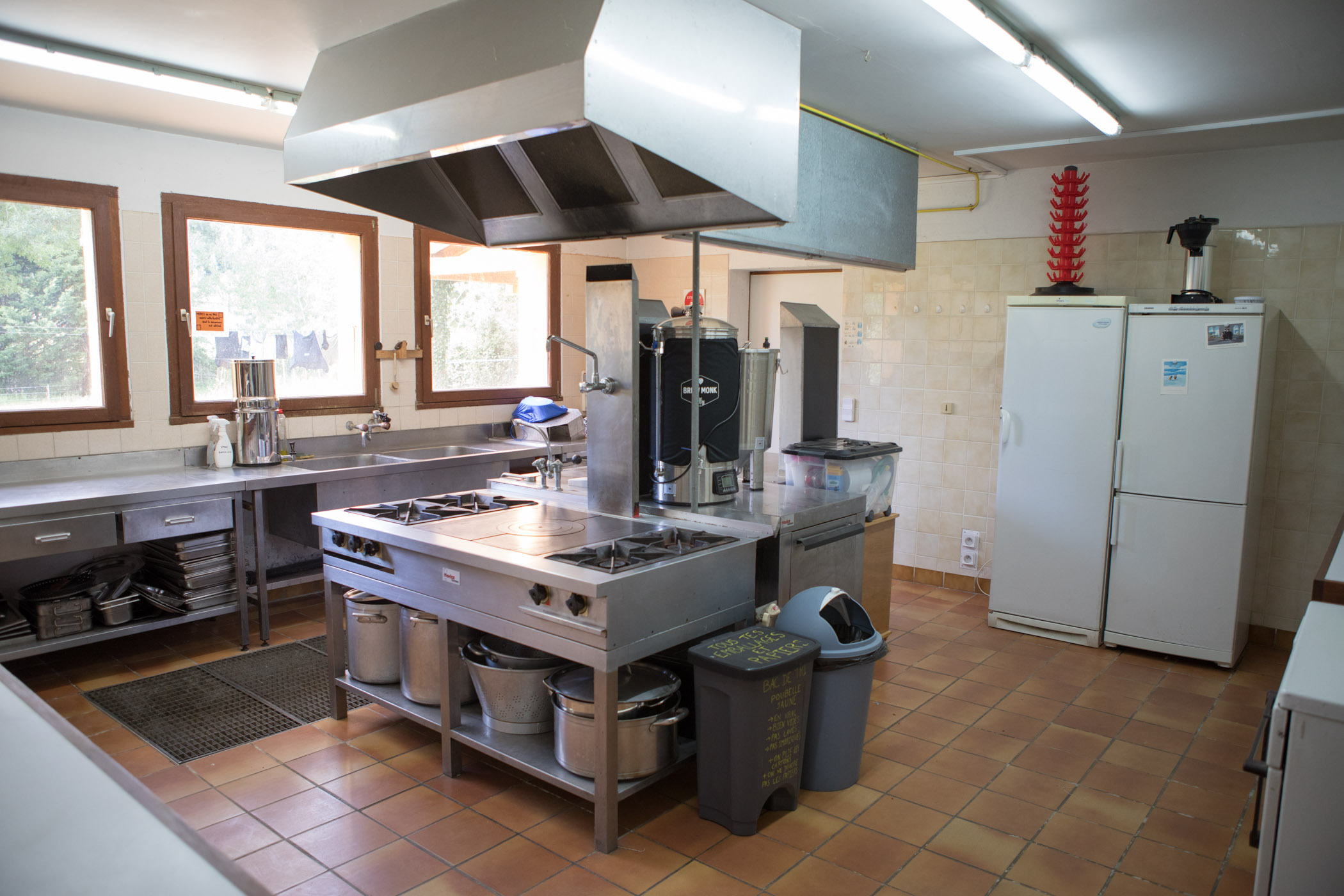 Cuisine professionnelle La Permaculturelle Drôme Provençale